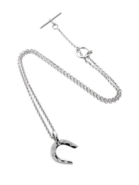 hermes horseshoe necklace|Hermes Horseshoe Necklace .